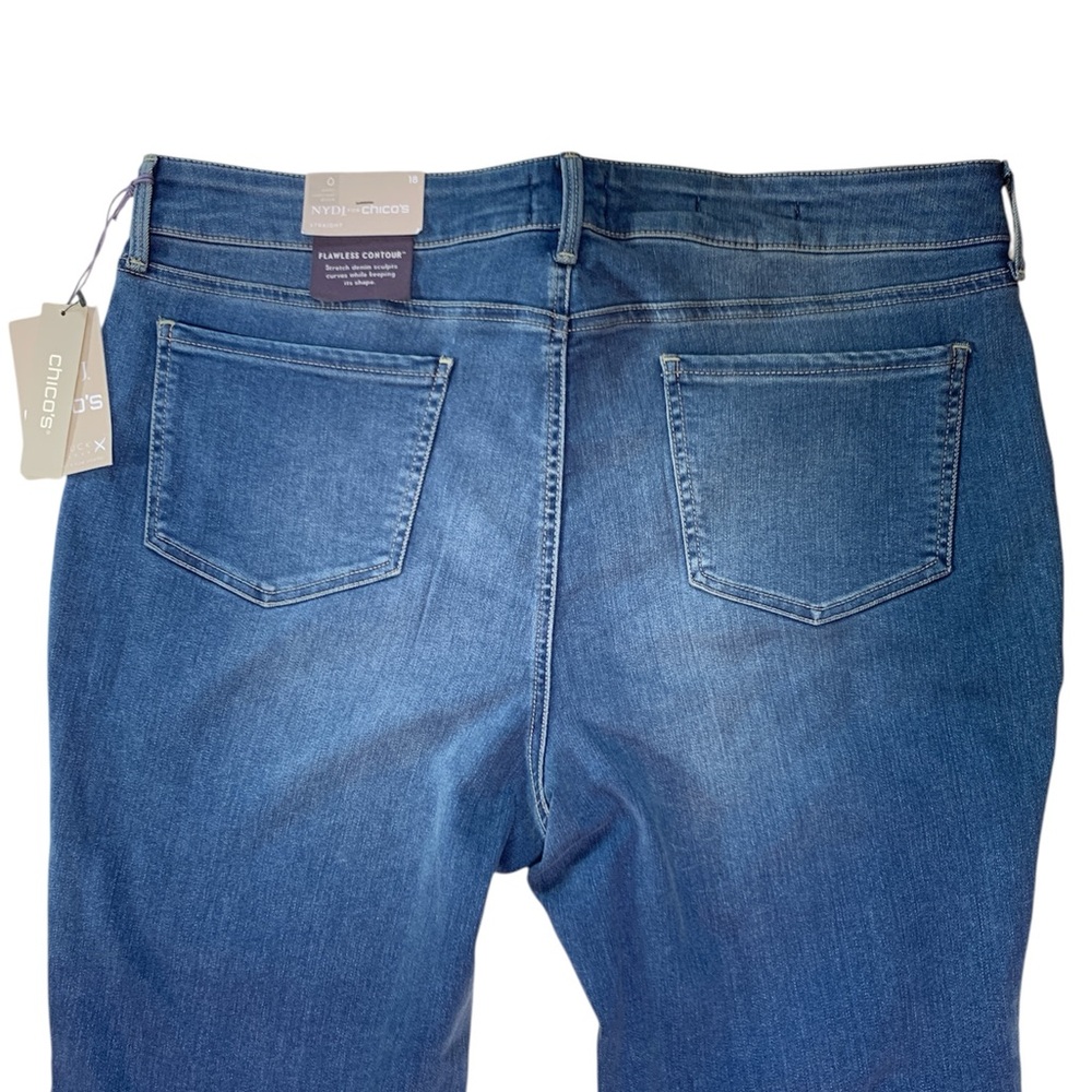 NYDJ for Chico’s Flawless Contour Straight Jean Size 18 NWT - Picture 4 of 12